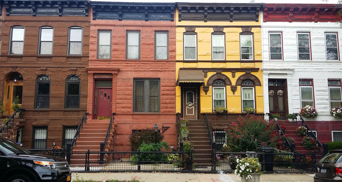 Stock image of Bed-Stuy in Brooklyn, NYC